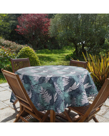 Okrągły obrus GARDEN na taras z wodoodpornej tkaniny 150RD 