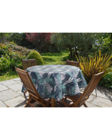 Okrągły obrus GARDEN na taras z wodoodpornej tkaniny 150RD  