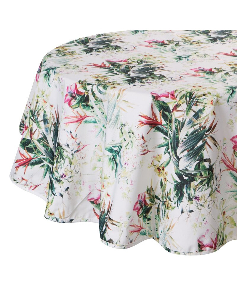 Okrągły obrus GARDEN na taras z wodoodpornej tkaniny 150RD 