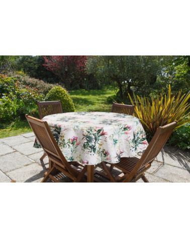 Okrągły obrus GARDEN na taras z wodoodpornej tkaniny 150RD  