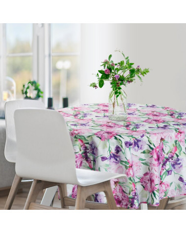 Okrągły obrus GARDEN na taras z wodoodpornej tkaniny 150RD 