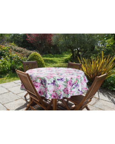 Okrągły obrus GARDEN na taras z wodoodpornej tkaniny 150RD  