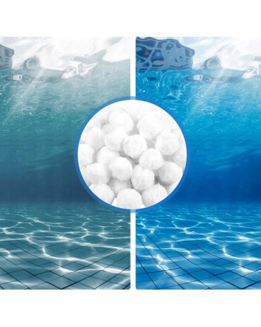 KULKI FILTRACYJNE WKŁADY DO POMPY PIASKOWEJ BASENU 700g ZASTĄPI 25kg PIASKU 