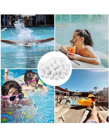 KULKI FILTRACYJNE WKŁADY DO POMPY PIASKOWEJ BASENU 700g ZASTĄPI 25kg PIASKU  