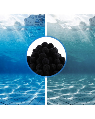 KULKI FILTRACYJNE WKŁADY DO POMPY PIASKOWEJ BASENU 700g ZASTĄPI 25kg PIASKU 