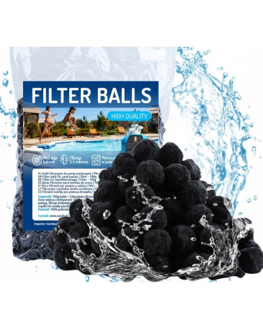 KULKI FILTRACYJNE WKŁADY DO POMPY PIASKOWEJ BASENU 700g ZASTĄPI 25kg PIASKU  