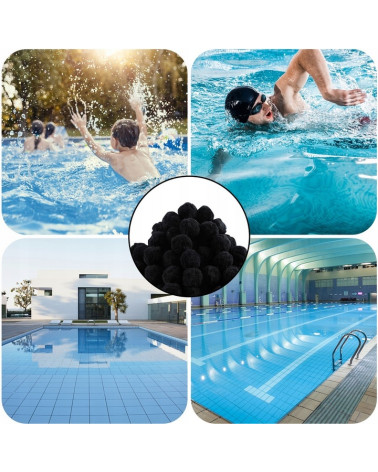 KULKI FILTRACYJNE WKŁADY DO POMPY PIASKOWEJ BASENU 700g ZASTĄPI 25kg PIASKU  