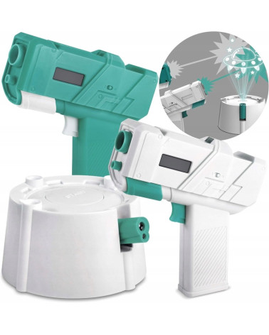 GRA ZRĘCZNOŚCIOWA PISTOLETY LASEROWE Z PROJEKTOREM UFO ZABAWKA POD CHOINKĘ  